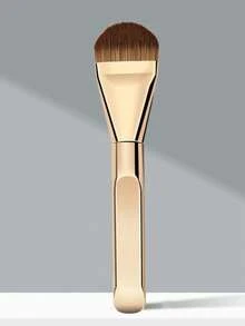 1/3pcs Multi-Functional Tongue-Shaped Foundation Brush, Easily Create Perfect Makeup Base And Facial Mask Care, Ultra-Fine Flat Foundation Brush, Round Face Contour Brush, Flat Contour Brush, Multi-Functional Brush - Multicolor - View 8