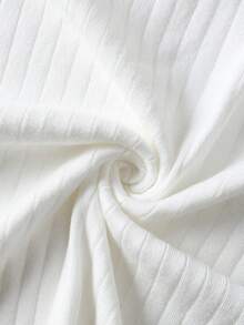 GRDR Men's Henley Collar Short Sleeve Knit Sweater Top, Striped Slim Fit Summer New Arrival - White - View 6