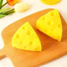 Nuevo juguete de queso con forma de queso, único y lindo, adecuado como pequeño regalo para Navidad, fiestas - Multicolor - Ver 6
