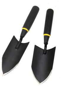 Manganese Steel Garden Trowel, Beachcombing, Planting Flowers Tool, Iron Shovel, Rake, Gardening Essential, Outdoor - All-steel Bladed Hand Shovel - View 1