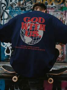 Áo thun nam tay ngắn mùa hè cổ điển, kiểu dáng thoải mái, phù hợp cho công việc và giải trí, nhiều lựa chọn màu sắc. - Màu xanh hải quân - Xem 4