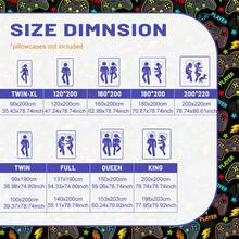 1pc Minimalist Modern Funny Best Gamer Graphic Print Washed Fitted Sheet, Bedroom Printed Bed Cover, Mattress Cover, Mattress Protector, Dust Cover, Bedding (Excluding Pillowcase) - Multicolor - View 3