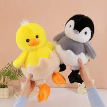 官方蛋壳动物毛绒黄色小鸭玩偶、企鹅毛绒玩偶、小鸡毛绒玩具，填充柔软舒适，升级面料缝制，动物毛绒玩偶，沙发装饰，卧室装饰，派对装饰，完美毕业礼物，儿童节礼物，情人节礼物，万圣节礼物，母亲节礼物，圣诞节礼物，各种节日礼物，毛绒玩偶，生日礼物。史迪奇。 - 彩色 - 查看 6
