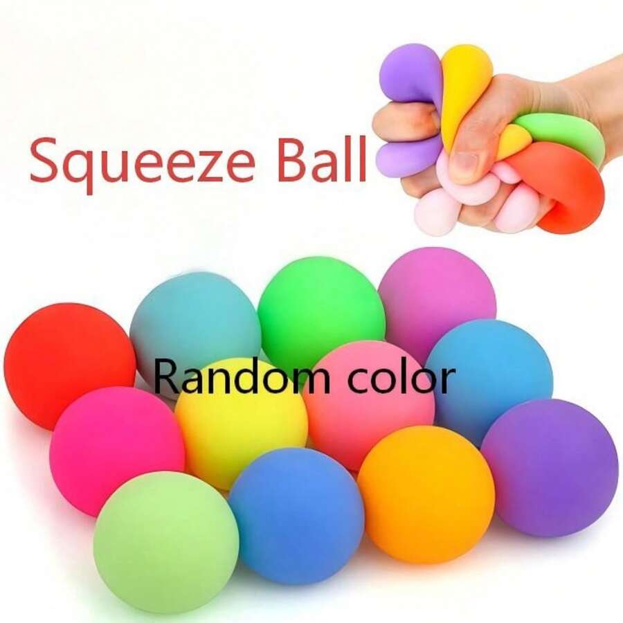 2026 New Slow Rebound Stress Ball, Soft Toy, Stress Relief Squeeze Toy (Random Color) - Multicolor - View 1