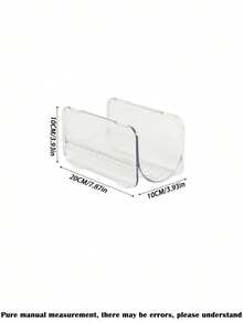 Hộp đựng đồ dùng nhà bếp bằng acrylic trong suốt nguyên khối, thích hợp cho bàn trang điểm trong phòng tắm, có thể đựng máy sấy tóc, máy uốn tóc và các dụng cụ làm đẹp. - Nhiều màu - Xem 9
