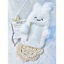 1pc New Creative Cute Plush Card Holder Rabbit/Bat Animal Design, Polyester Casual Universal ID/Card/Photo Case Accessory Gift Souvenir Car Accessories Bag Charm School Animal - 多色的 - 查看 2