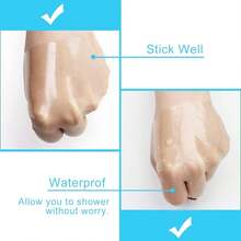 20/100张防水透明绷带，10*10厘米弹力胶带，透明保护绷带，游泳和淋浴用敷料胶带 - Multicolor - 查看 4