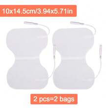 Miếng dán điện cực TENS, miếng dán EMS tự dính dùng cho máy kích thích cơ điện EMS, máy mát-xa, đầu nối chân 2.0mm, dây dẫn, vải không dệt, miếng vá thay thế. - trắng - Xem 14