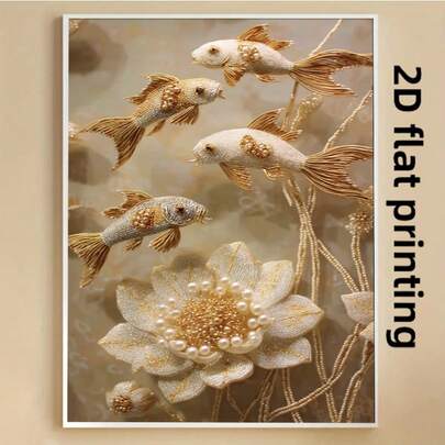 5D Diamond Painting DIY Full Drill Round Diamond Embroidery Mosaic Craft Supplies, Easy To Operate, Leisure Handmade, Living Room Decor, Modern Minimalist, European Retro, Holiday Gift, Handmade Craft, Free Creation, Wall Decor Art, Frameless 2D Flat Printing