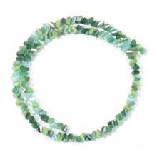 1 Strand 4mm Colorful Asymmetrical Glass Beads, DIY Handmade Jewelry Making, Suitable For Necklaces, Bracelets, Earrings, Keychains, Accessories, Holiday, Valentine's Day Gifts - Color - View 15