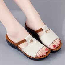 Women Platforms & Wedge Sandals - Beige - View 1