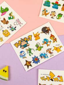 pokemon Bộ 13 miếng dán độc đáo, decal vinyl chống thấm nước dành cho laptop, bình nước, ván trượt, quà tặng cho trẻ em, hình Charizard. - Nhiều màu - Xem 3