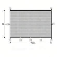 Nuevas vallas retráctiles portátiles de barrera para mascotas, puerta de  plegable de malla para mascotas con ganchos, puerta de aislamiento antiescape para perros, escaleras NBWG - 180-72 cm - Ver 3
