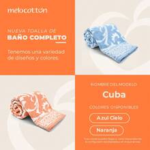 Toalla Jacquard Calidad Premium. Diferentes Modelos. Extra Suave y Absorbente, Colores Duraderos. Ideales para toda la familia. - Naranja - Ver 7