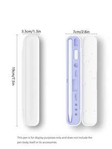 1pc Capacitive Stylus Pen Accessories Set Including Pen Case, Pen Tip Cover, Adapter Compatible With Apple Pencil 1st/2nd Generation (Apple Pencil And Accessories Not Included) - Purple - View 8