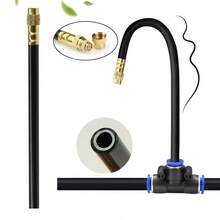 Free Bending Universal Sprinkler Set, Equipped With 8mm Hose Courtyard Sprinkler Cooling System, 7.87 Inch Hose With 360 Degree Adjustable Brass Nozzle, Suitable For Vegetable, Lawn And Garden Irrigation Systems - Universal Set - View 6