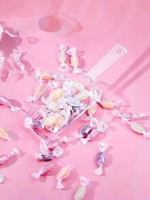 6支装迷你透明塑料厨房勺，多功能小冰淇淋勺，适用于自助餐、糖果、甜点、冰淇淋、蛋白粉、咖啡、茶等。 - 彩色 - 查看 3