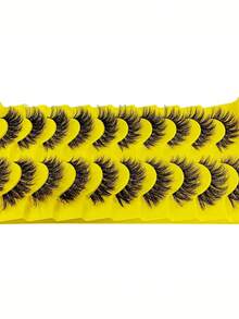 10 Pairs Of Natural, Fluffy, And Transparent False Lashes To Instantly Enlarge Your Eyes With A Glance - View 7