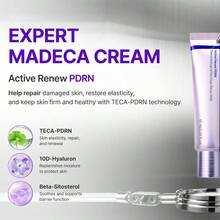 24 Expert Madeca Cream Active Renew PDRN（紧致霜，1.69 液盎司）——蕴含 TECA-PDRN、透明质酸和谷胱甘肽，具有弹性、舒缓和保湿功效的面部保湿霜，韩国护肤品 - 乳霜 - 查看 7