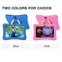 Qetupa Tableta para niños de 7 pulgadas, Android 13, 3GB RAM+64GB ROM, WiFi 2.4G, cámaras duales 2MP+5MP, incluye control parental y software educativo, funda protectora a prueba de golpes - Rosa - Ver 3