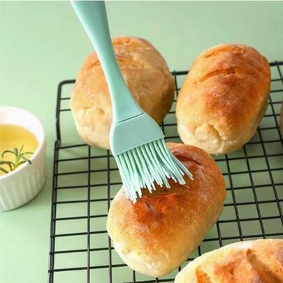 3 cọ phết dầu bằng silicon chịu nhiệt dùng cho nướng BBQ, dụng cụ nhà bếp, dụng cụ làm bánh, phụ kiện nướng, cọ dễ cầm nắm, tay cầm tiện dụng, chất liệu silicon an toàn thực phẩm, dụng cụ thoa dầu, thích hợp cho người nội trợ và người đam mê làm bánh.