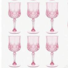 复古压纹可重复使用香槟杯，耐用杯子，果汁杯，可重复使用香槟杯，防碎，适合派对、婚礼和大型活动。返校季。适合婚礼、派对和户外庆祝活动，果汁杯。 - 彩色 - 查看 14