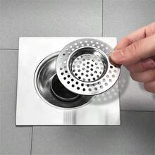 1/3pcs Stainless Steel Kitchen Sink Strainer, Standard Drain Filter Protector For Hair/Food Collection, Suitable For Bathroom, Kitchen, Shower - Multicolor - View 3