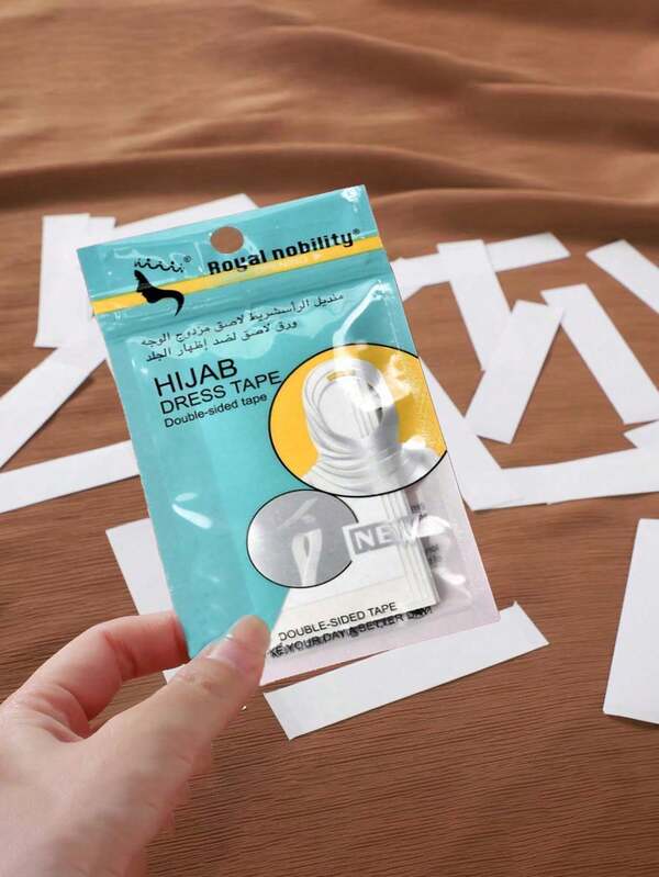 36pcs/Pack Headband Tape Accessories, Headscarf Visor Shape, Easy To Wear, Versatile Casual Headband, Non-Slip Double-Sided Tape, Suitable For Dresses