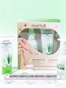 芦荟脱毛膏套装 – 快速温和脱毛，保湿护理，令肌肤光滑柔嫩 - 蘆薈 - 查看 1