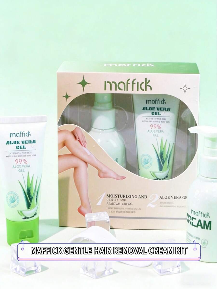 芦荟脱毛膏套装 – 快速温和脱毛，保湿护理，令肌肤光滑柔嫩 - 蘆薈 - 查看 1