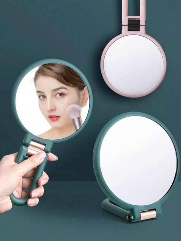 Gương trang điểm cầm tay phóng đại 30X - Hai mặt 1X/30X với tay cầm xoay 360°, thiết kế gập gọn tiện lợi cho du lịch và tỉa lông mày, khung nhựa hình hoạt hình, không cần pin, lý tưởng cho việc trang điểm chính xác, sử dụng tại nhà và khi di chuyển, món quà hoàn hảo cho các bạn nữ tuổi teen, học sinh, người mới bắt đầu trang điểm, và lý tưởng cho Ngày Valentine và Ngày của Mẹ.