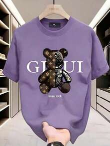 GucciS Modern Elegant And Timeless Classic USA-Shirt-LeeS/DiorSSNew Casual-Shirts Men And WomenUnisex Casual-Shirts - 紫色 - 查看 9