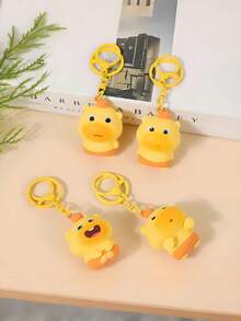 1/4个装优质水鼠毛绒钥匙扣，可爱背包挂件，情侣个性化钥匙圈，女士包包挂饰，汽车钥匙链，适合圣诞节、母亲节、新年、生日、返校季、派对礼物 - 多色2 - 查看 9