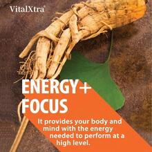 Korean Ginseng + Ginkgo Biloba Extract 2-In-1 Supplement - Each Serving Contains Korean Ginseng And 120mg Of Ginkgo Biloba Extract - Supports Energy, Cognitive Function, And Brain Health - 120 Capsules - 1 chai - Xem 6