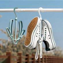 2pcs Balcony Shoe Rack, Outdoor Windproof Household Use. Suitable For Light Shoes, Cautious Use For Heavy Shoes Like Sneakers. Multi-Function Window Hanging Shoe Rack, Suitable For Small Shoes. - Multicolor - View 1