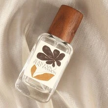 20毫升玻璃喷雾瓶，可重复灌装香水喷雾器，带木盖，喷雾细腻防漏，旅行装精油瓶，送给她的自爱礼物 - 彩色 - 查看 7