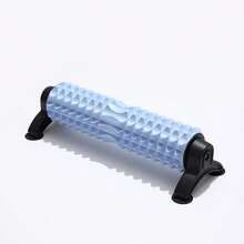 1pc Manual Yoga Roller, Textured EVA Foam Massage & Posture Correction Roller In Black, Suitable For Home Gym, Yoga, Pilates, Portable PP Material - Multicolor - View 10