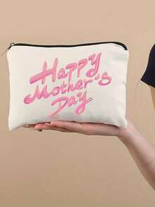 母亲节礼物袋，送给妈妈的ins风迷你帆布袋，可爱精致 - A - 查看 3