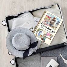 A5旅行日记 | 100页螺旋装订旅行日志，包含年度行程规划、预算管理、每周日程安排和带有世界地图的涂鸦页，非常适合背包客、结伴旅行的情侣和独立旅行者。 - A - 查看 3