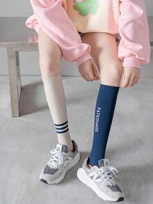 1/2/4 Pasang Kaos Kaki Lari Fitness Bertali Tinggi, Dirancang untuk Meningkatkan Sirkulasi Darah, Cocok untuk Lari, Bersepeda, Pilates, Yoga, dan Olahraga Lainnya - MultiWarna - View 7