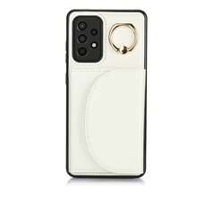 PU 人造皮革手機殼，相容 Galaxy A17 A56 A36 A26 A16 A55 A35 A15 A54 A14 A73 A53 A13 A72 A52 A71 A51 4G 5G，附環形支架，RFID 防盜錢包手機殼，相容 Galaxy S26 S25 Edge S24 S23 S22 S21 FE Plus Ultra，附支架卡槽保護殼 - 白色 - 查看 43