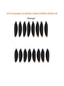 16Pcs Lightweight Propellers, Low-Noise Replacement Blades, Spare Propeller Accessories Compatible With Mini 2 / Mini 2 SE / Mini SE / Mini 4K Drone, Quadcopter Replacement Parts (Drone Not Included) - View 6