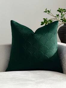 1/2 vỏ gối trang trí 18x18 inch, vỏ gối vuông mềm mại bằng nhung trang trí cho ghế sofa, giường, xe hơi. - Màu xanh lá cây đậm - Xem 7