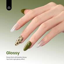 Beetles White Gel Nail Polish -1PC 15ml White Spring Colors Gel Polish - Moss Green - View 3