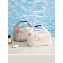 1PC Swimming Bag, Women's Dry Wet Separation Portable Swimsuit Storage Bag, Special Waterproof Bag, Large Capacity Men's Beach Wash Bag, Suitable For Swimming, Bathing And Travel Purse Wallet For Outdoor Sport Summer Vacation Holiday Pool Sport Bag For Sports For Fitness For Exercise Travel Bag For Vacation For Women For Men Travel Essential Durable Beach Bag For Beach - 灰色 - 查看 1