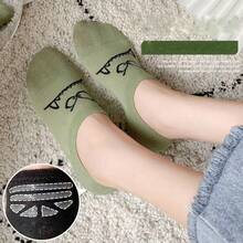 5 Pairs Of Socks Cartoon Funny Expressions Boat Socks Women's Spring And Summer Thin Invisible Cute Socks - Multicolor - View 4