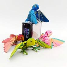 Sản phẩm mới: Tượng chim vẹt in 3D tinh xảo, kết cấu tỉ mỉ, mô phỏng thú cưng sống động như thật, nhẹ, bền, không phai màu, không biến dạng, thích hợp để trang trí bàn làm việc, mô hình thu nhỏ, tiểu cảnh, vật trang trí nhà cửa và quà tặng lý tưởng - Hoàn hảo cho sinh nhật, Giáng sinh, Lễ Phục sinh, Năm mới, Ngày Valentine. - Nhiều màu - Xem 5