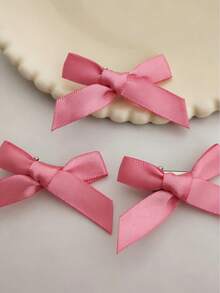 50 piezas/paquete Pasadores de pelo con mariposas pequeñas de colores aleatorios, adecuados para uso diario - Multicolor - Ver 5