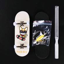 Bộ 1 ván trượt ngón tay chuyên nghiệp kèm dụng cụ, chất liệu gỗ cao cấp, chân đế và bánh xe bền chắc, phù hợp cho người mới bắt đầu. - Nhiều màu - Xem 11