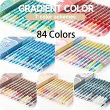 Bộ bút vẽ màu acrylic 12-84 màu, bộ 7 màu, 12 chiếc/hộp, màu chuyển sắc - Không lem, khô nhanh, thích hợp cho vải bố, vải, đá, gốm sứ, gỗ và thủy tinh | Dụng cụ thủ công chất lượng cao dành cho nghệ sĩ - Bộ - Xem 14